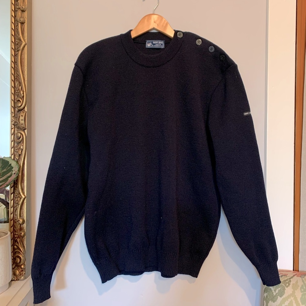 Thick wool pullover sweater
